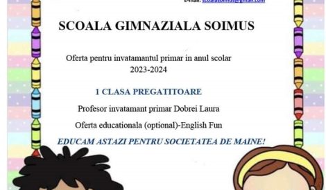 Înscrieri învațămânul primar 2023-2024