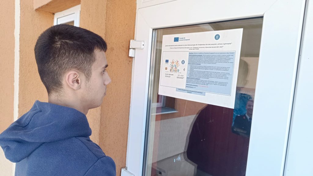 "Sprijin educațional pentru preșcolarii și elevii dezavantajați din învățământul de stat preșcolar, primar și gimnazial."